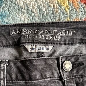 American Eagle Outfitters Women's Gray Super Stretch Jeggings